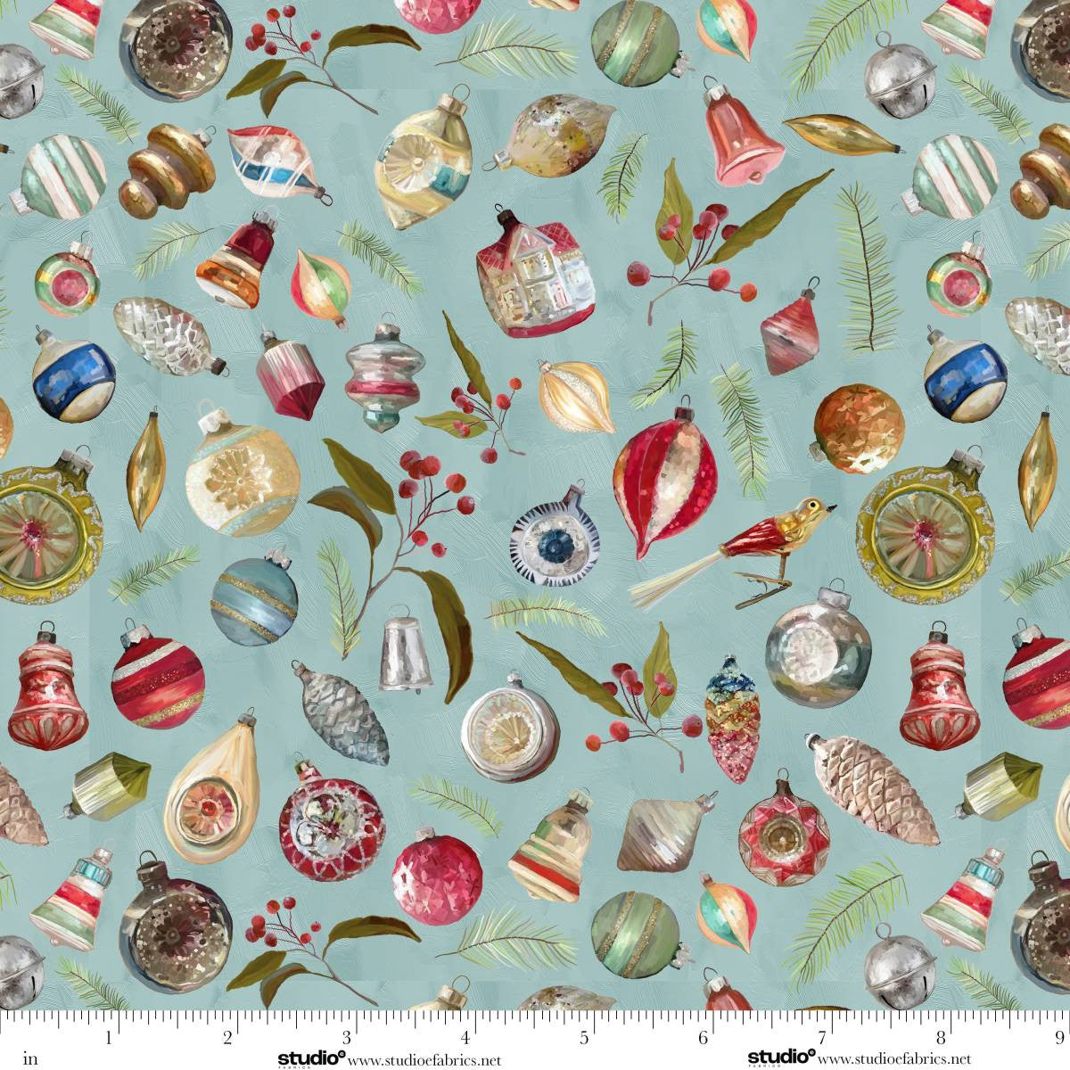 Vintage Ornaments - Slate