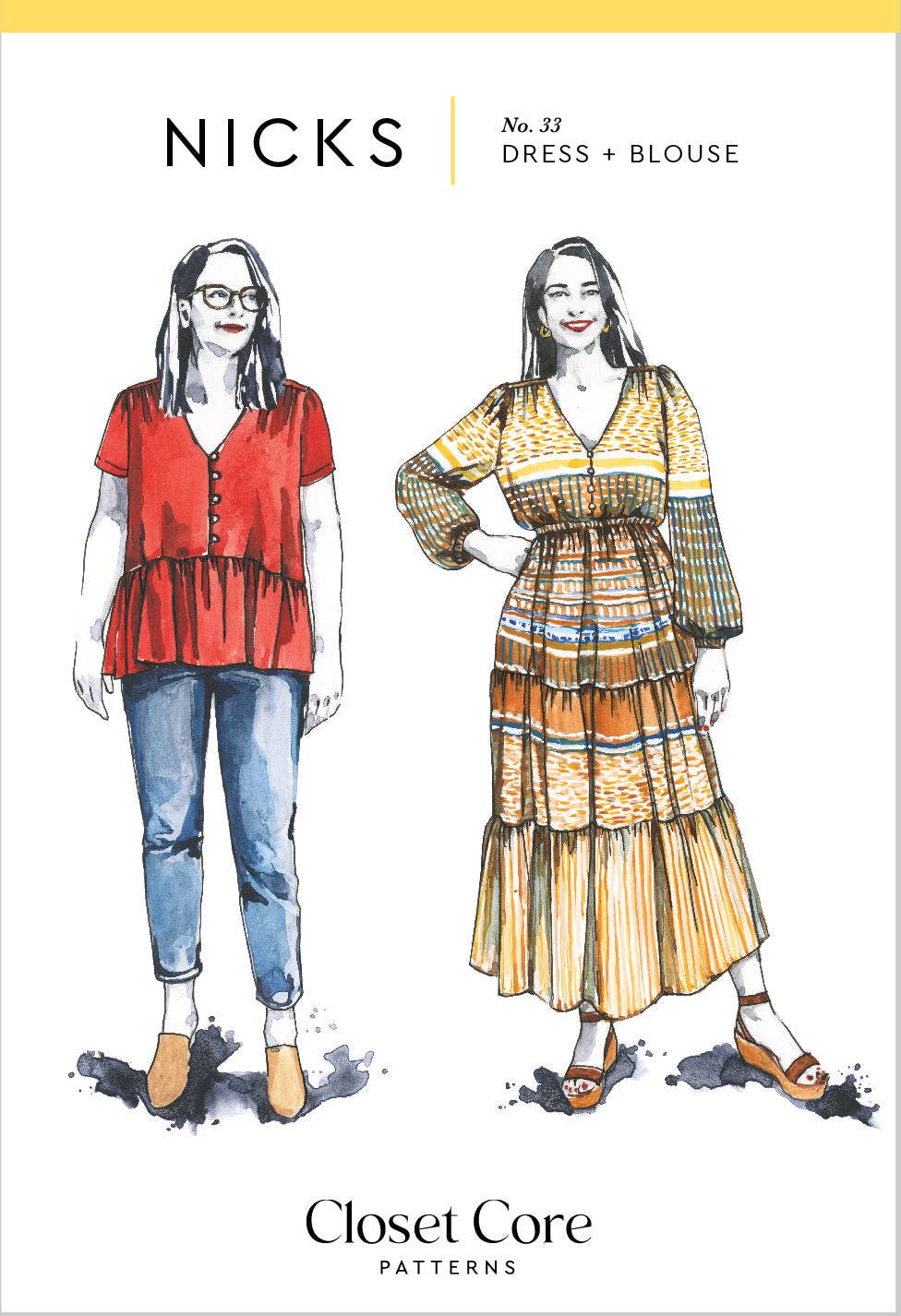 Nicks Dress + Blouse Sewing Pattern