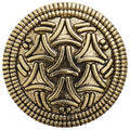 METAL/JACKET SWIRL/28/GOLD 5PCS