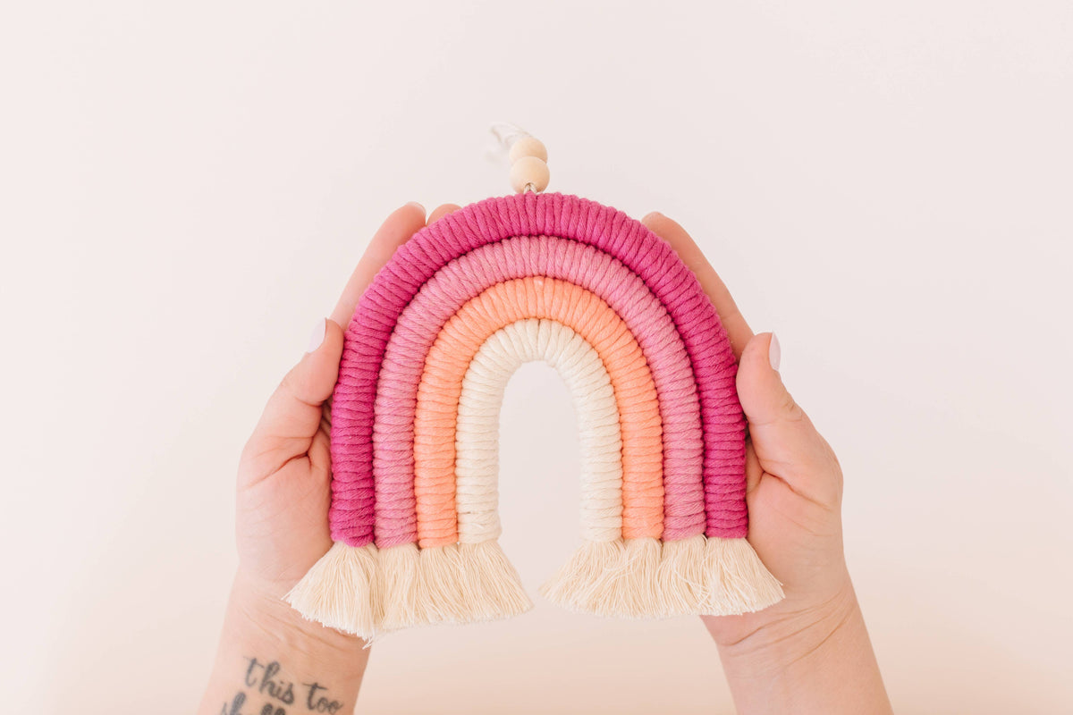 DIY Macrame Rainbow Kit – Fun, Giftable Craft for All Ages