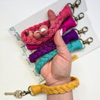 Macrame Key Wristlets – Brights (5) Pack