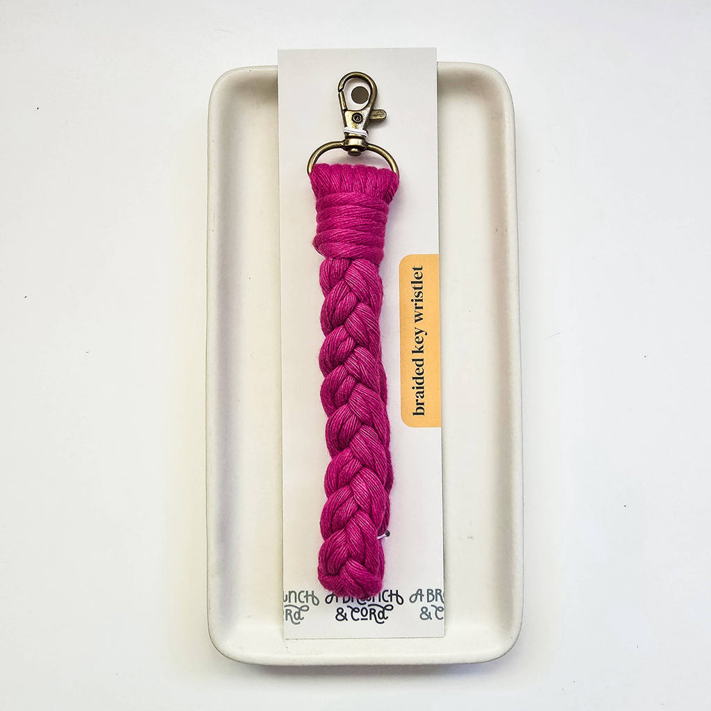 Macrame Key Wristlets – Brights (5) Pack