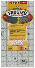 RULER OLFA FROSTED ACRYL 6X12 TRAVELER