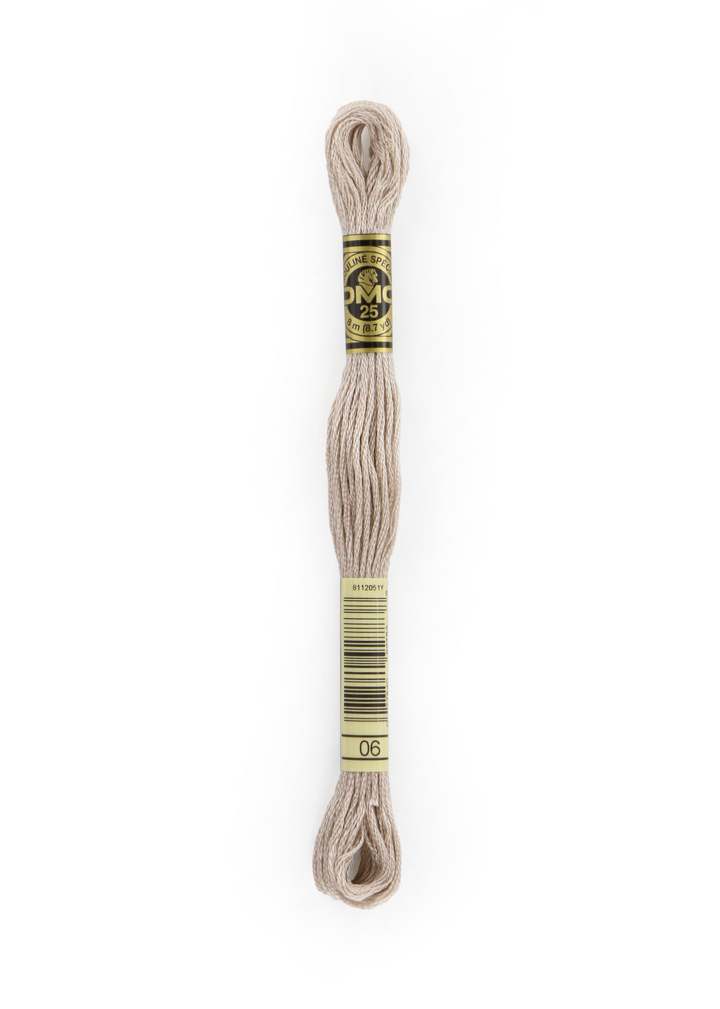 DMC embroidery floss – MEDIUM LIGHT DRIFTWOOD (06)