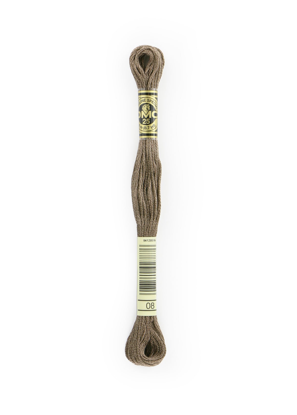 DMC embroidery floss – DARK DRIFTWOOD (08)
