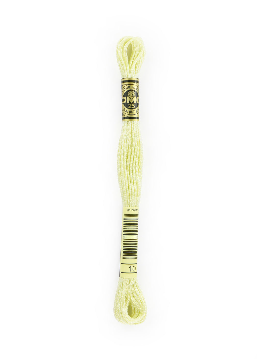 DMC embroidery floss – VERY LIGHT TENDER GREEN (10)