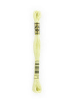 DMC embroidery floss – VERY LIGHT TENDER GREEN (10)