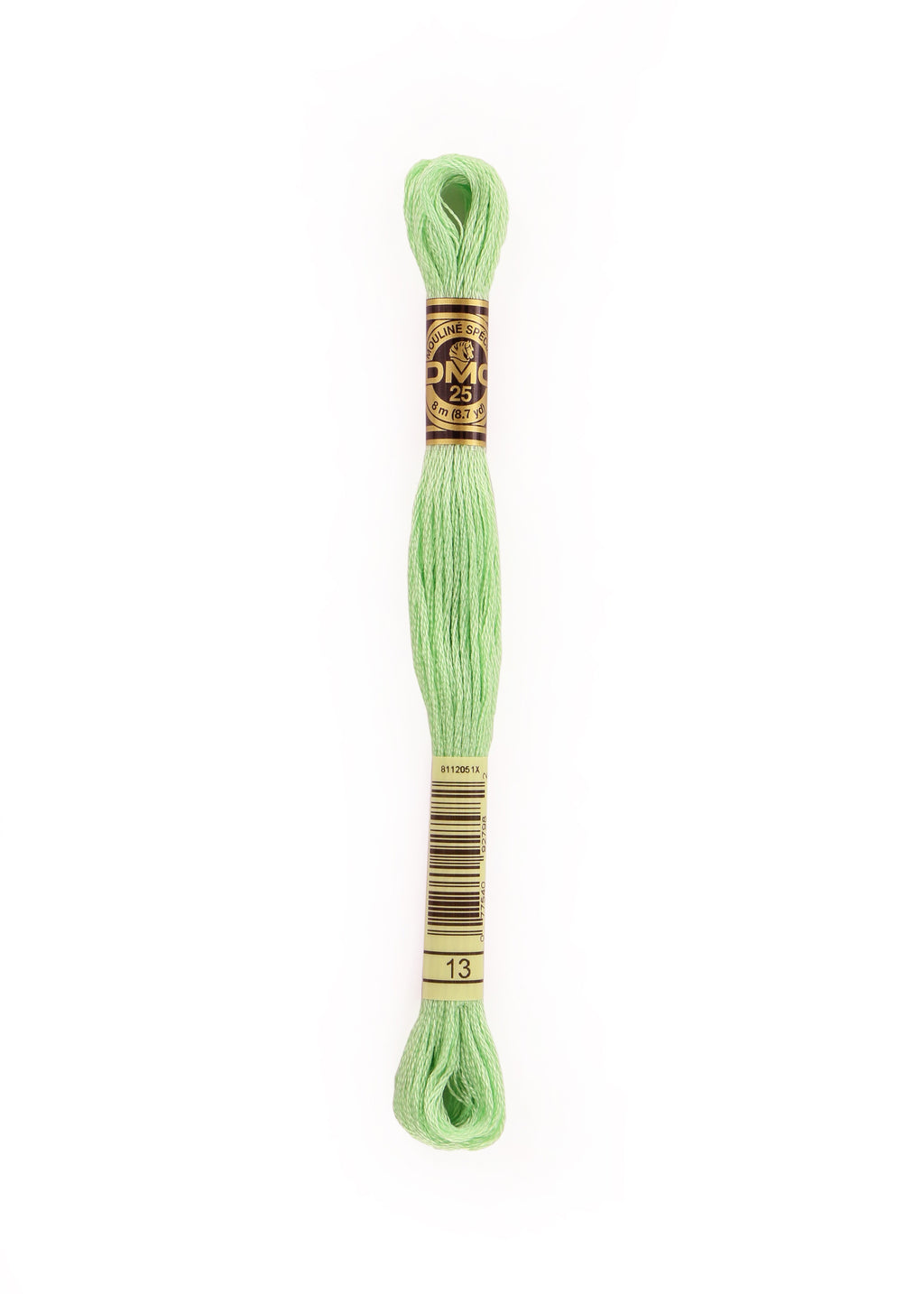 DMC embroidery floss – MEDIUM LIGHT NILE GREEN (13)