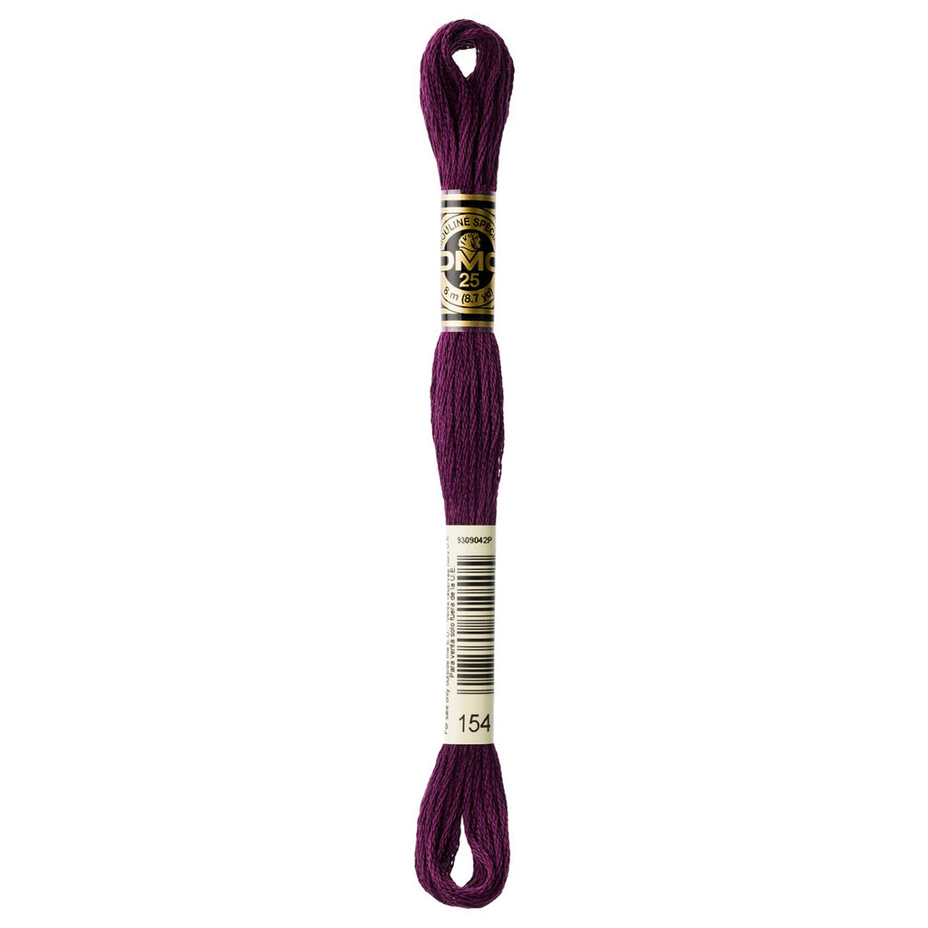 DMC embroidery floss – VERY DARK GRAPE (154)