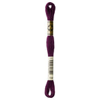DMC embroidery floss – VERY DARK GRAPE (154)
