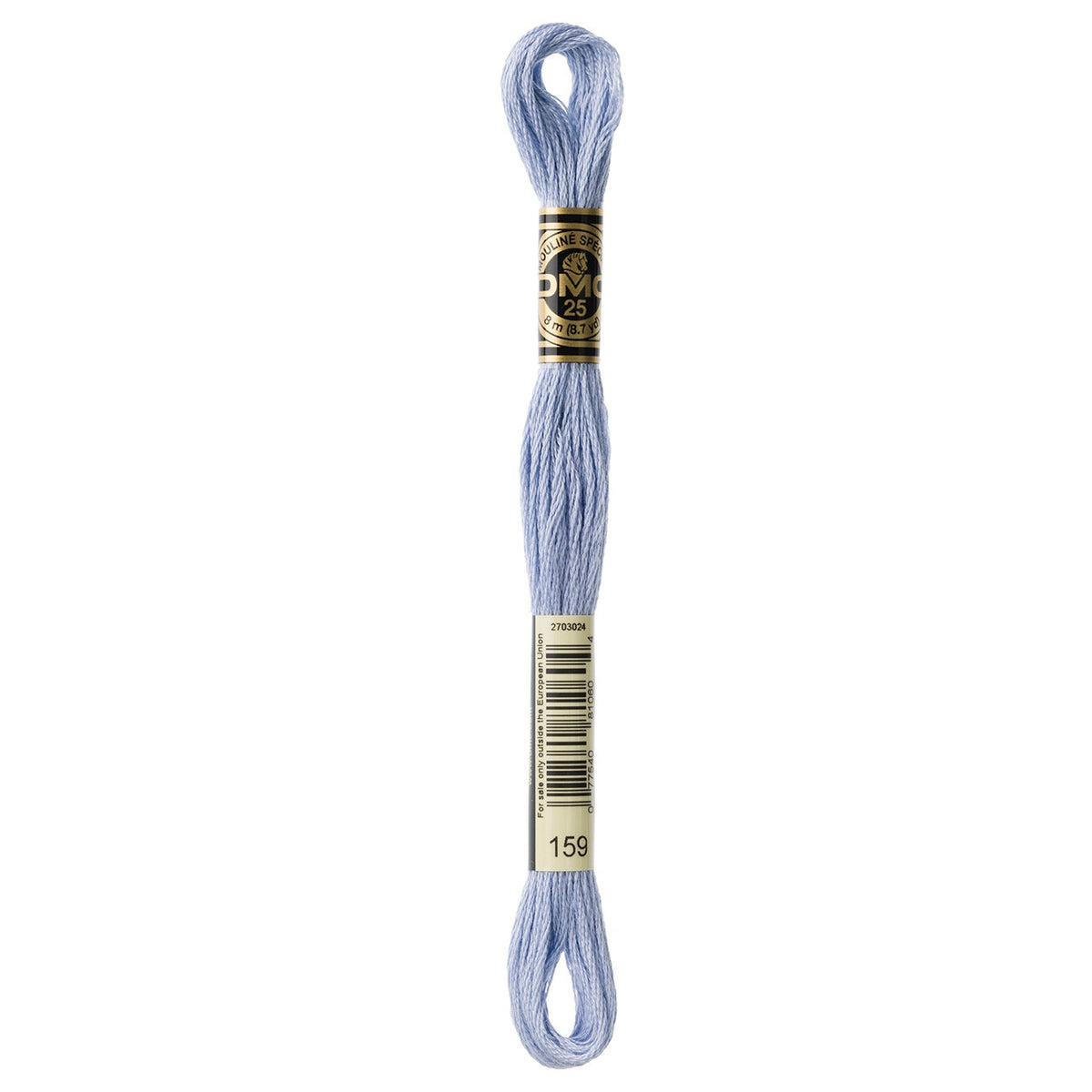 DMC embroidery floss – LIGHT GRY BLU (159)
