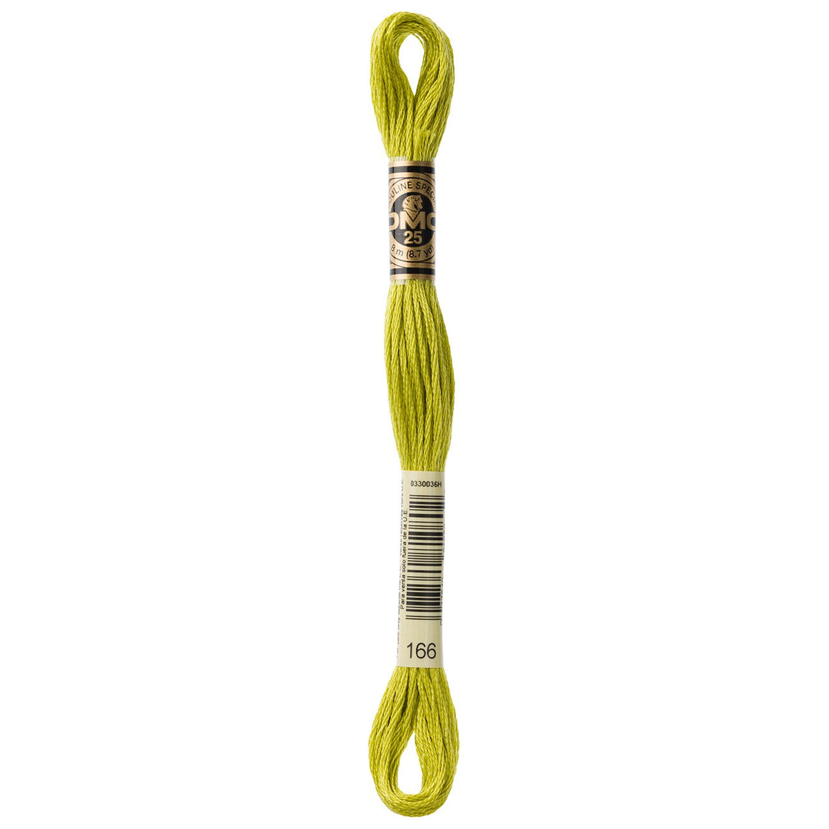 DMC embroidery floss – MED LIGHT MOSS GRN (166)