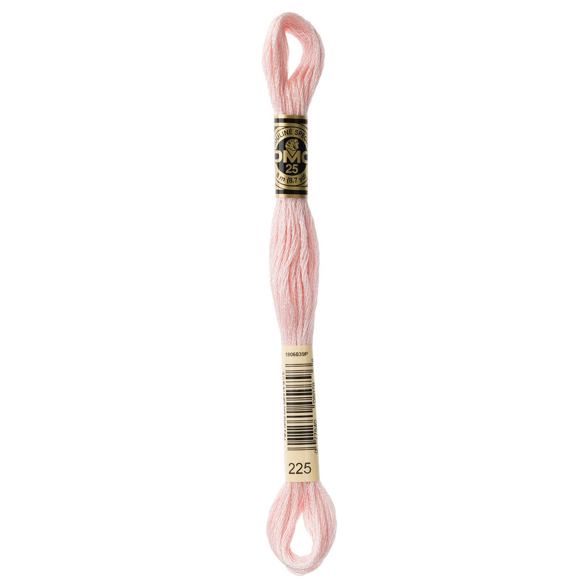 DMC embroidery floss – ULTRA VERY LIGHT SHELL PNK (225)
