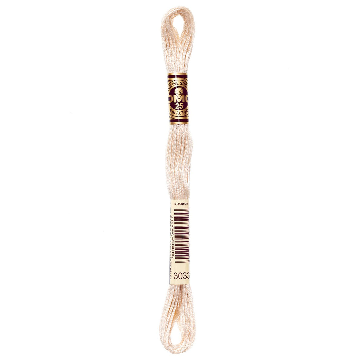 DMC embroidery floss – VERY LIGHT MOCHA BRN (3033)