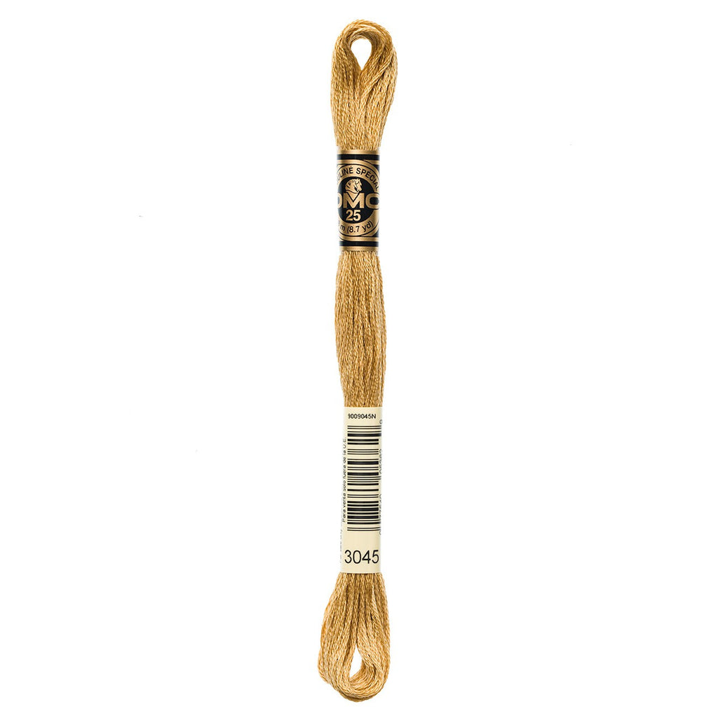 DMC embroidery floss – DARK YLW BGE (3045)