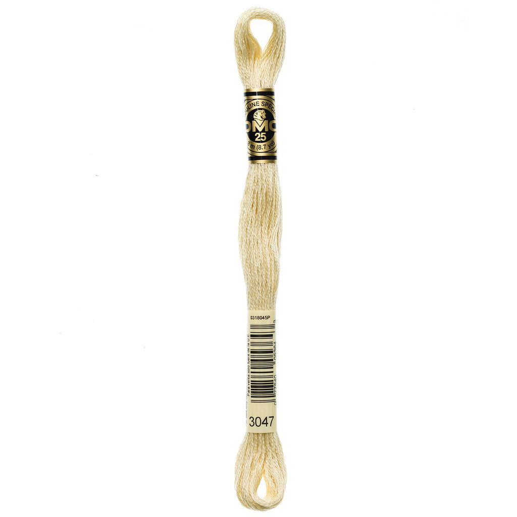 DMC embroidery floss – LIGHT YLW BGE (3047)