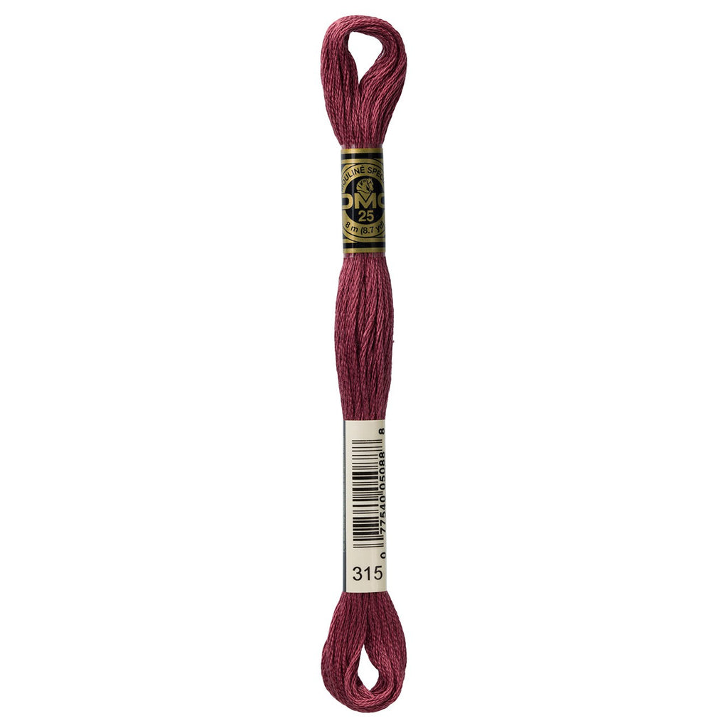DMC embroidery floss – MED DARK ANT MVE (315)