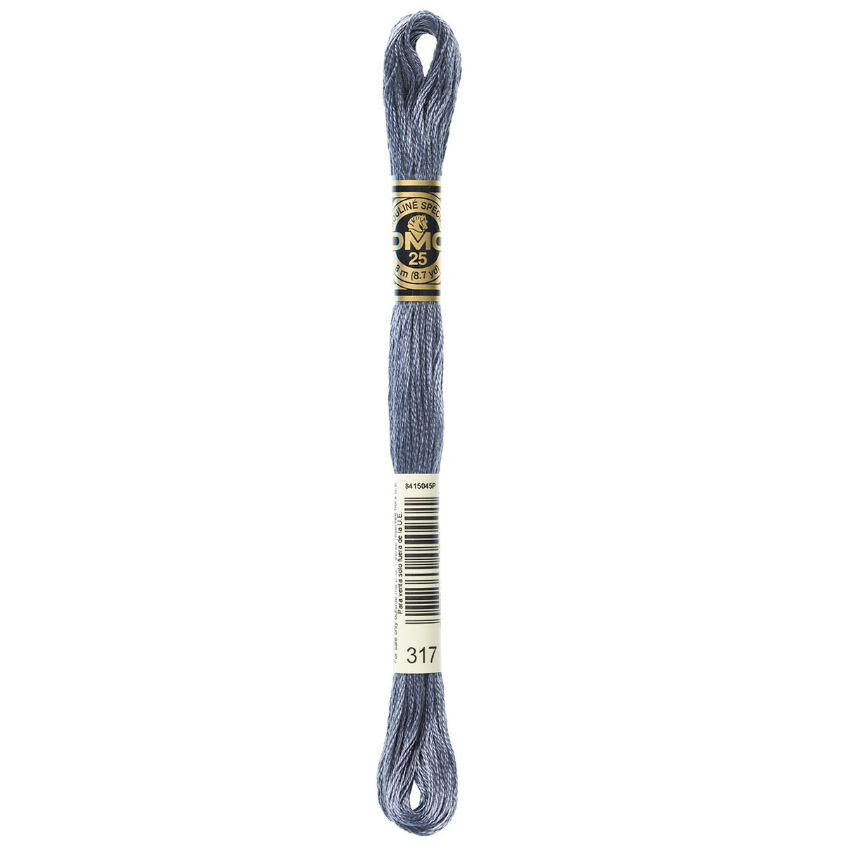 DMC embroidery floss – PEWT GRY (317)
