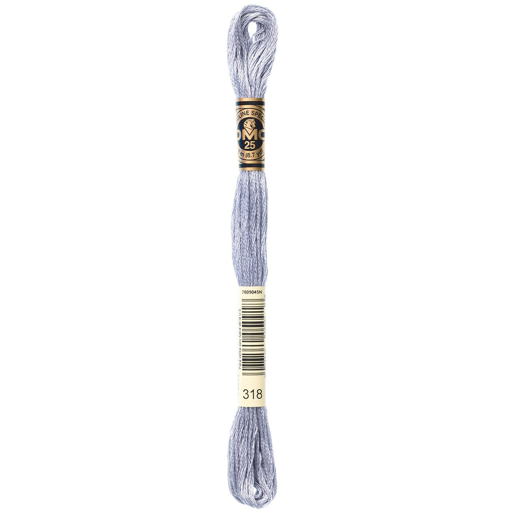 DMC embroidery floss – LIGHT STL GRY (318)