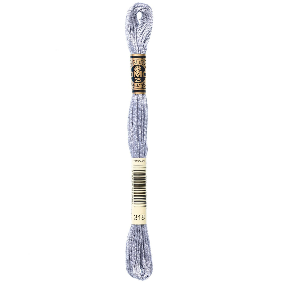 DMC embroidery floss – LIGHT STL GRY (318)