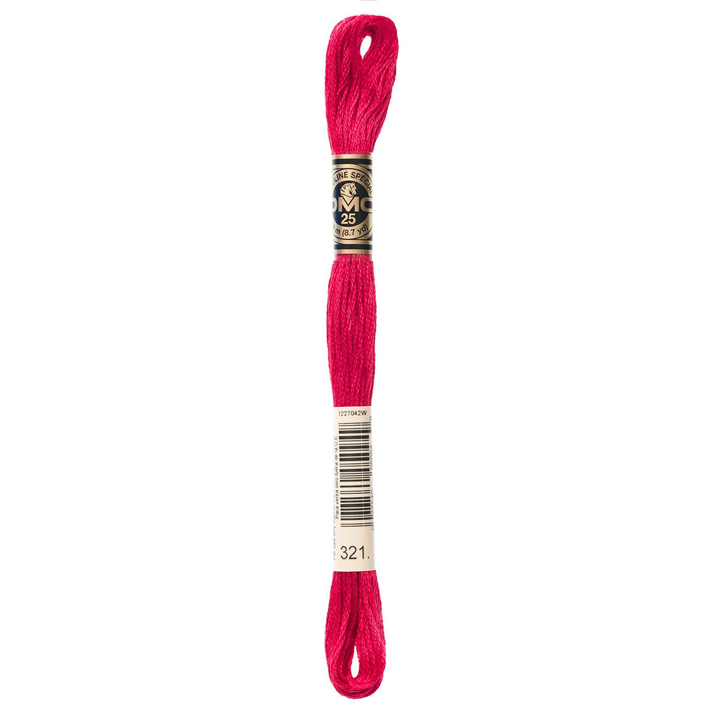 DMC embroidery floss – XMAS RED (321)