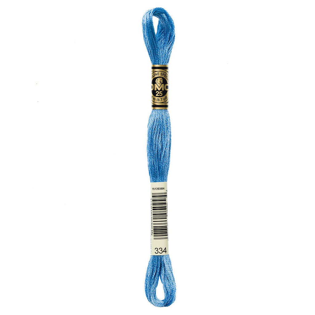 DMC embroidery floss – MED BABY BLU (334)
