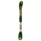 DMC embroidery floss – DARK HTR GRN (3345)