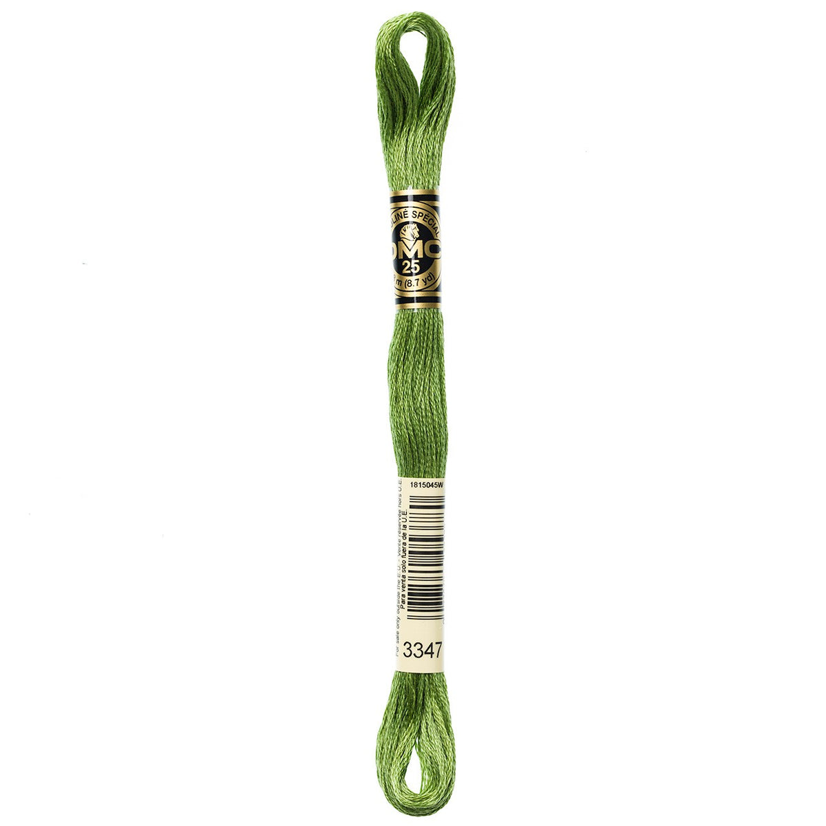 DMC embroidery floss – MED YLW GRN (3347)