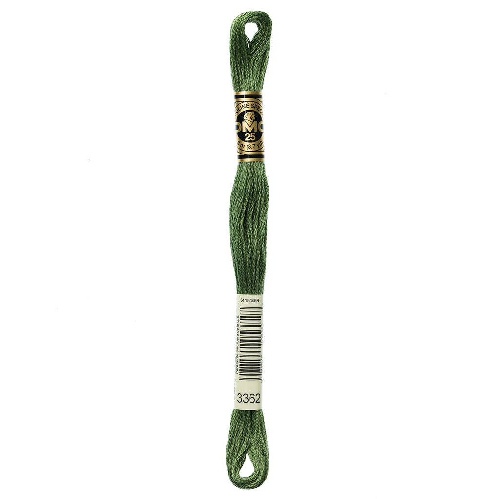 DMC embroidery floss – DARK PINE GRN (3362)