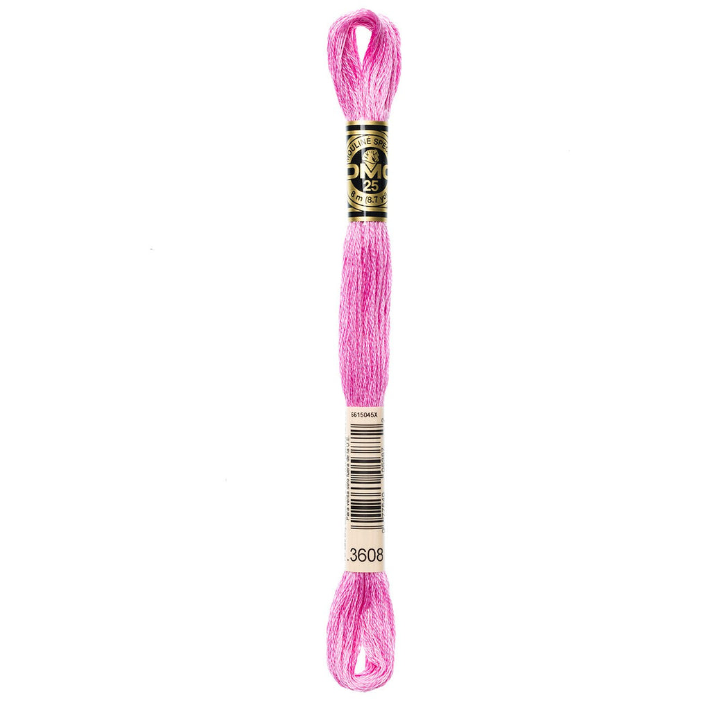 DMC embroidery floss – VERY LIGHT PLUM (3608)
