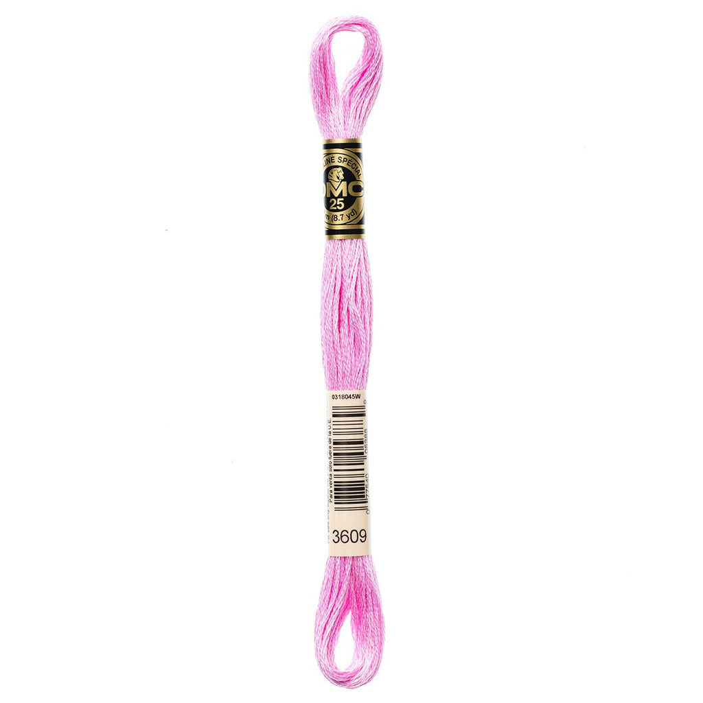 DMC embroidery floss – ULTRA LIGHT PLUM (3609)