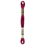 DMC embroidery floss – VERY DARK MAUVE (3685)