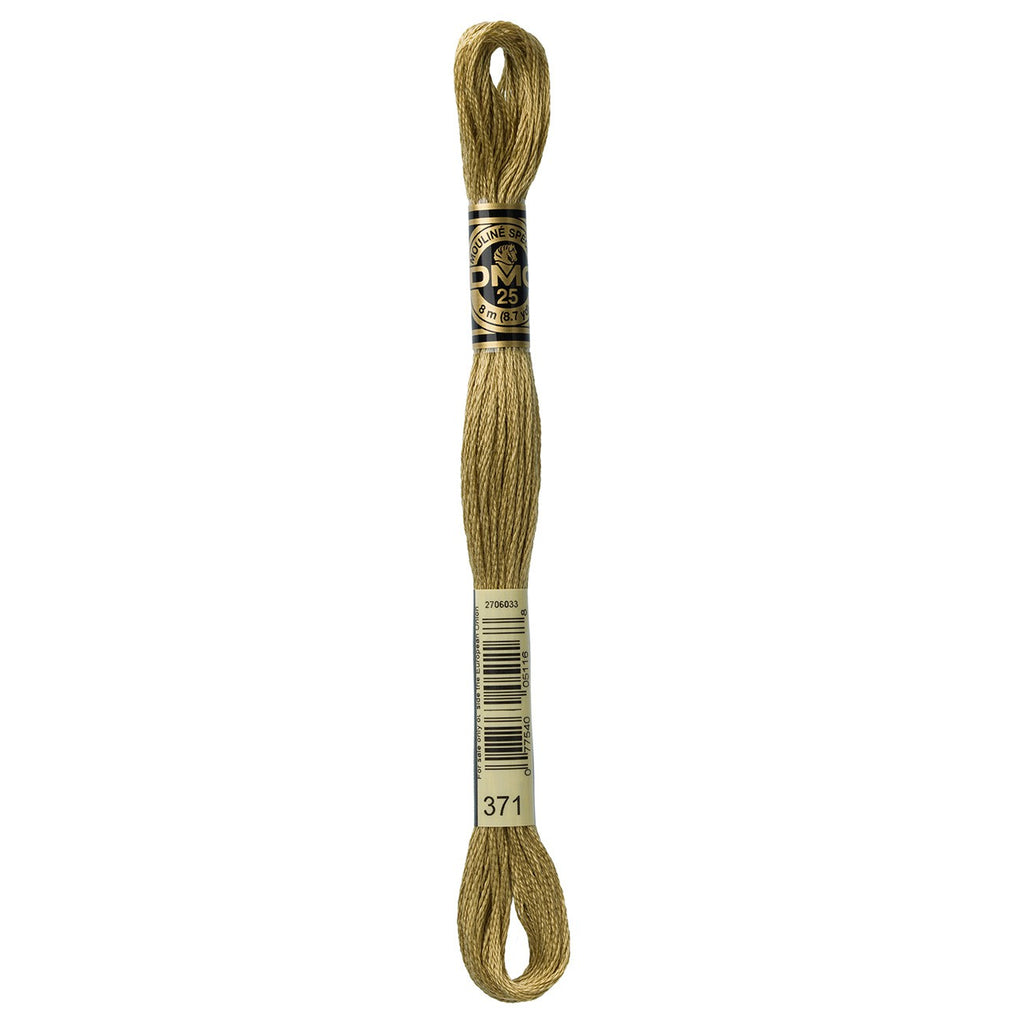 DMC embroidery floss – MUSTARD (371)