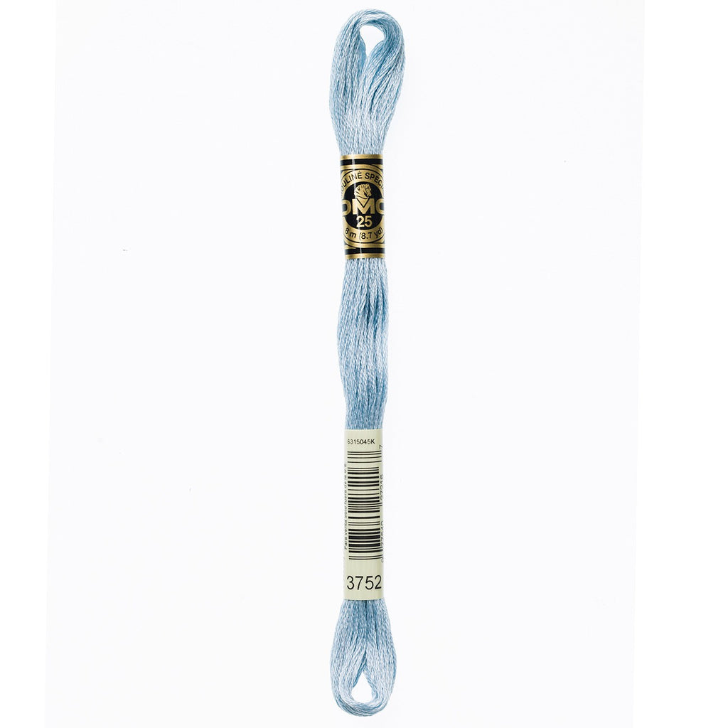 DMC embroidery floss – VERY LIGHT ANT BLU (3752)
