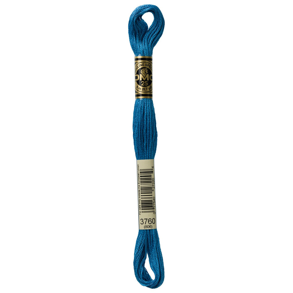 DMC embroidery floss – MED WEDGWD (3760)