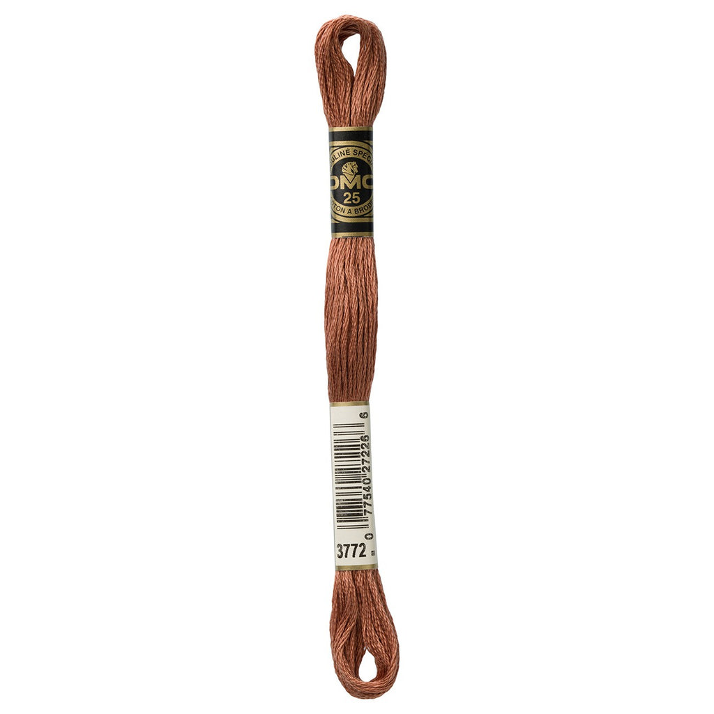 DMC embroidery floss – VERY DARK DESERT SAND (3772)
