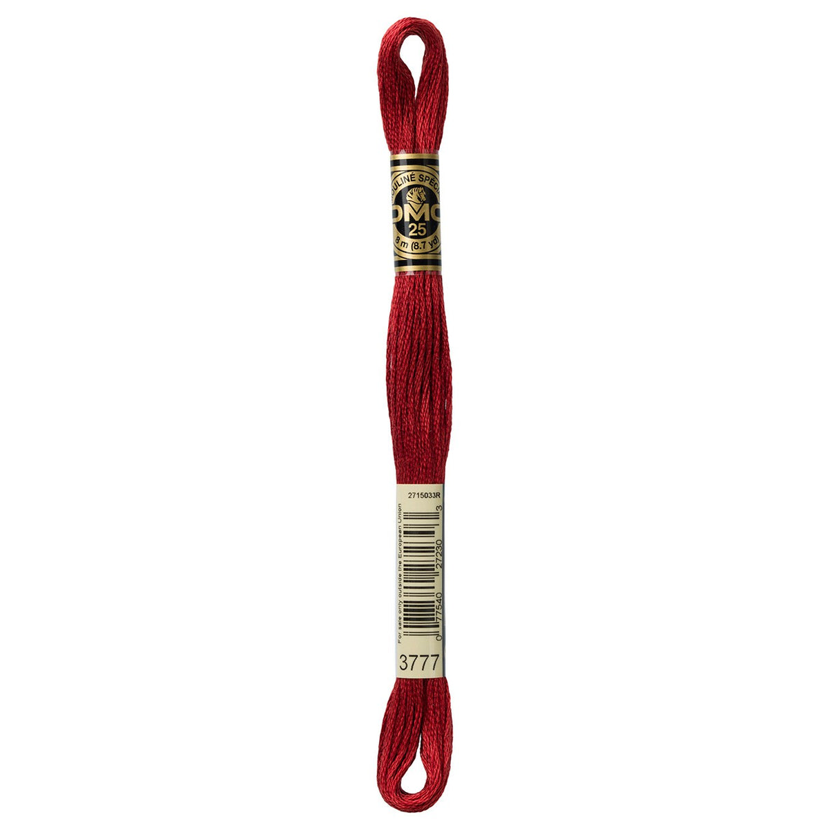 DMC embroidery floss – VERY DARK TERRA COTTA (3777)