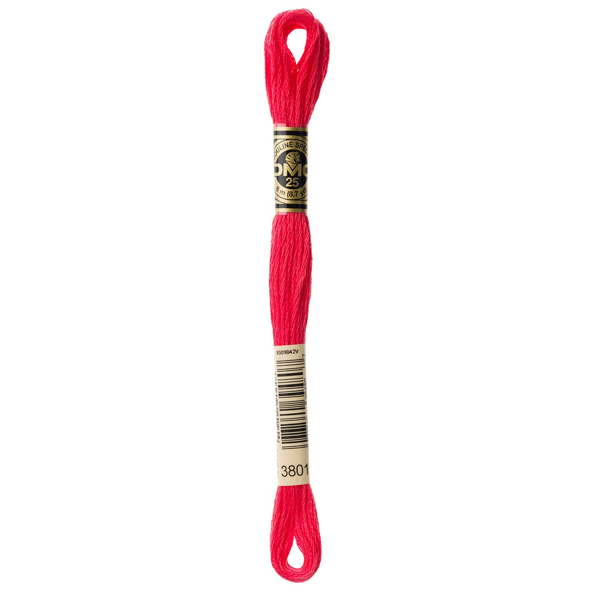 DMC embroidery floss – VERY DARK MELON (3801)