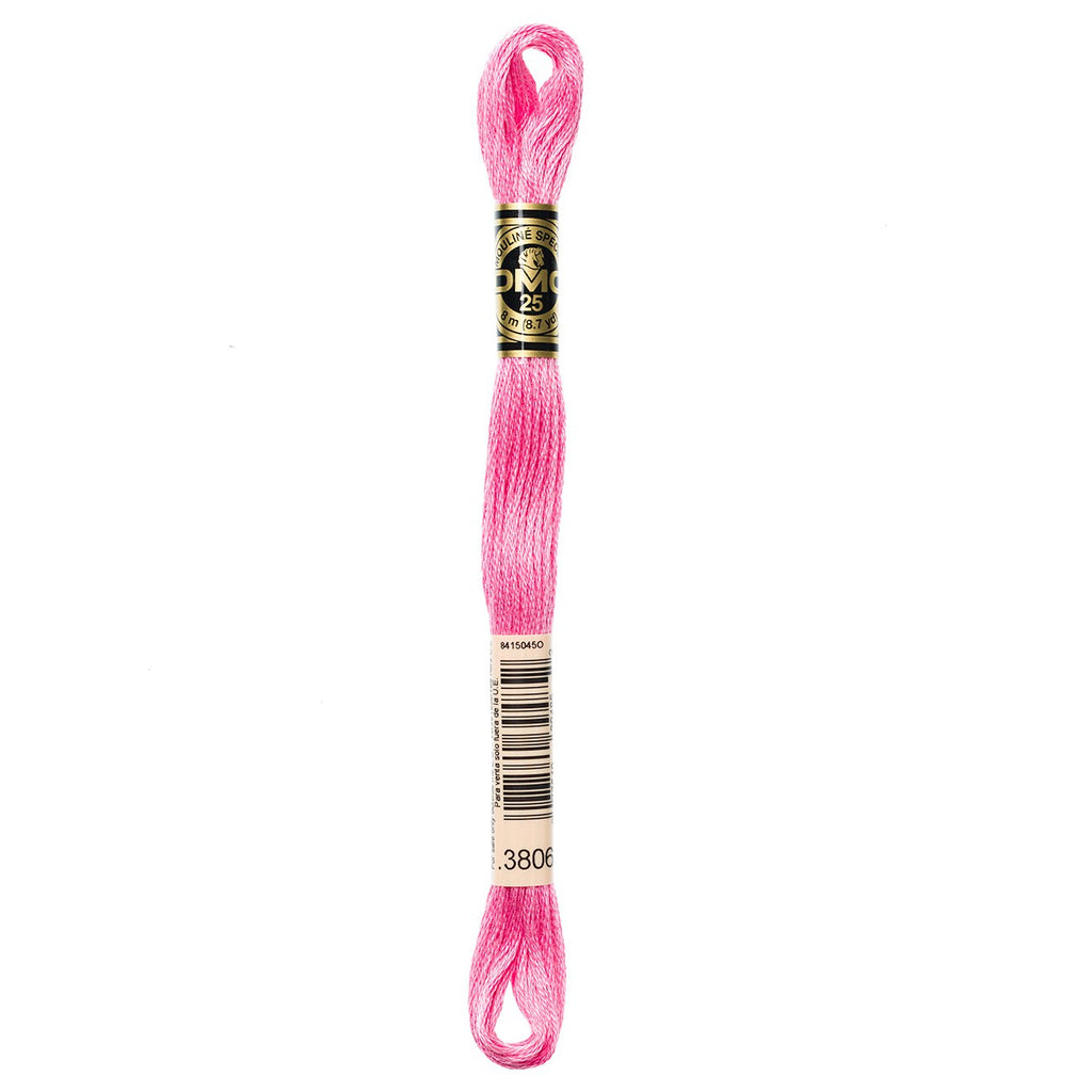 DMC embroidery floss – LIGHT CYCLAMEN PNK (3806)