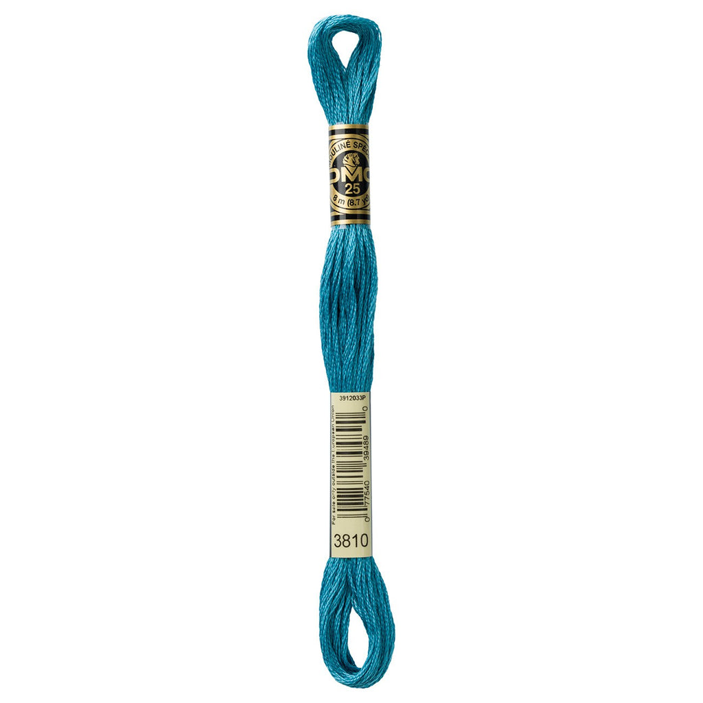 DMC embroidery floss – DARK TURQ (3810)