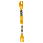 DMC embroidery floss – DARK STRAW (3820)