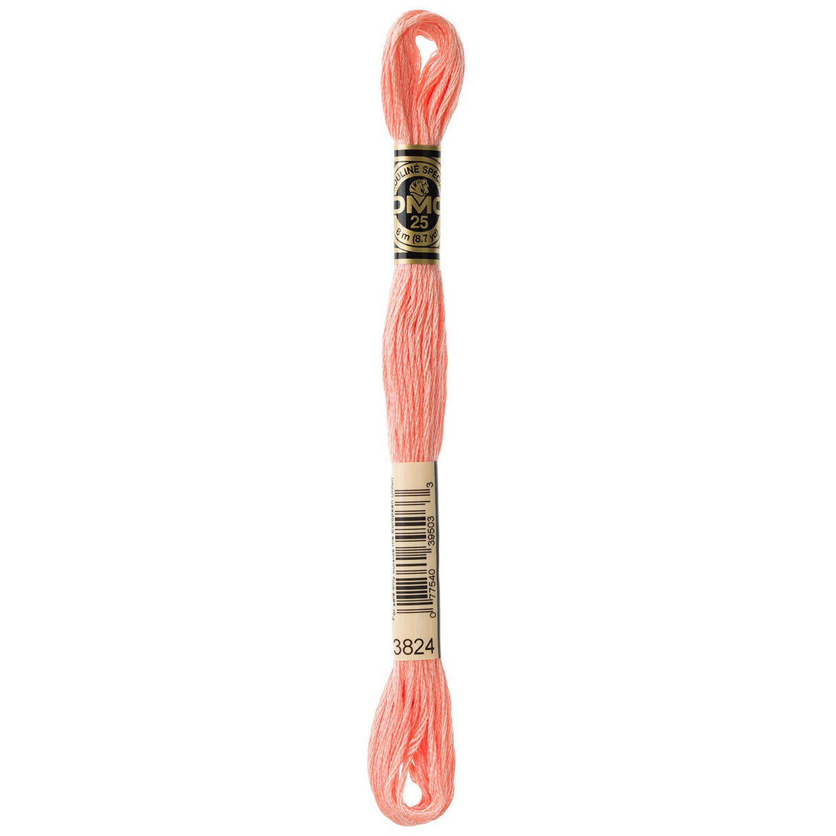 DMC embroidery floss – LIGHT APRICOT (3824)