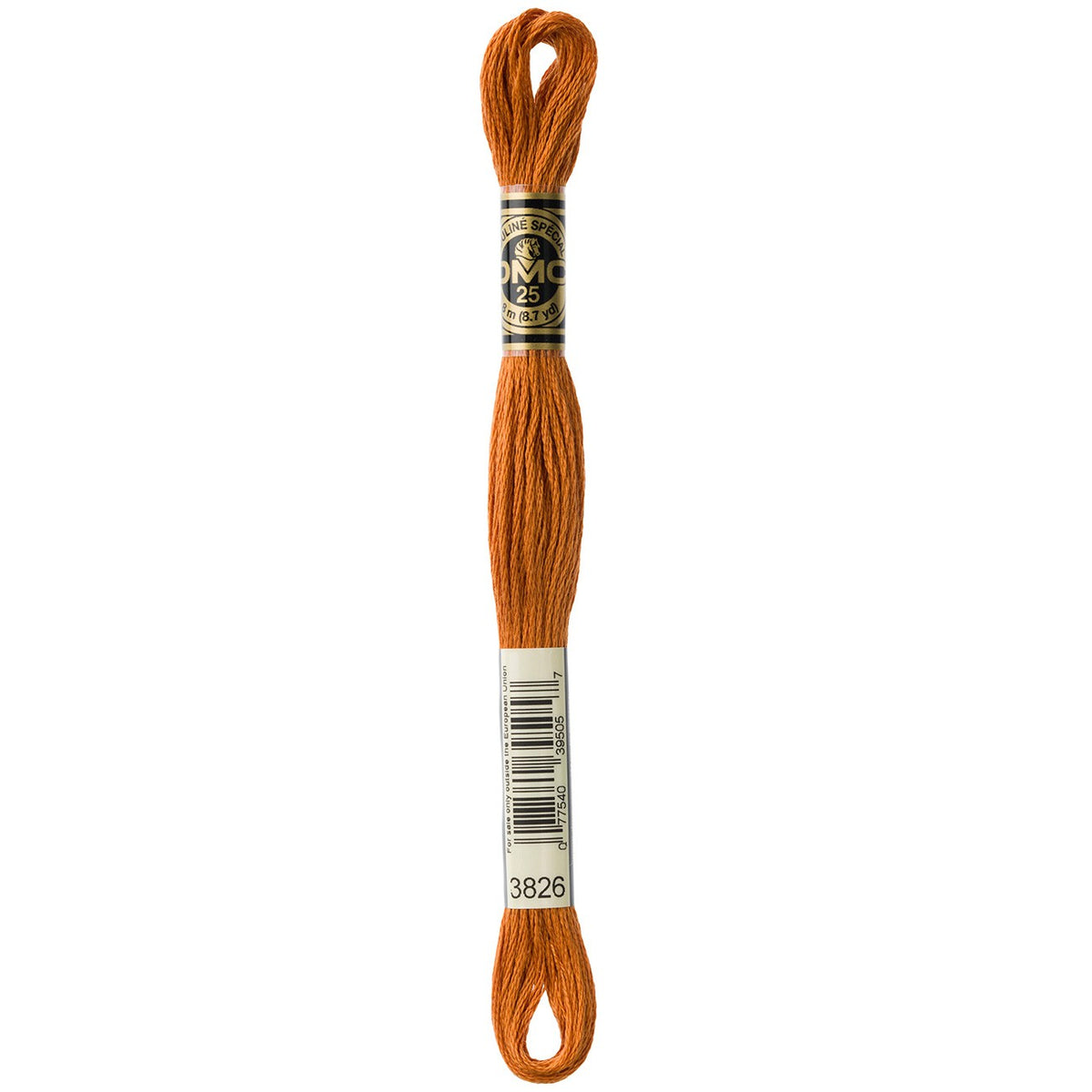 DMC embroidery floss – GOLDN BRN (3826)