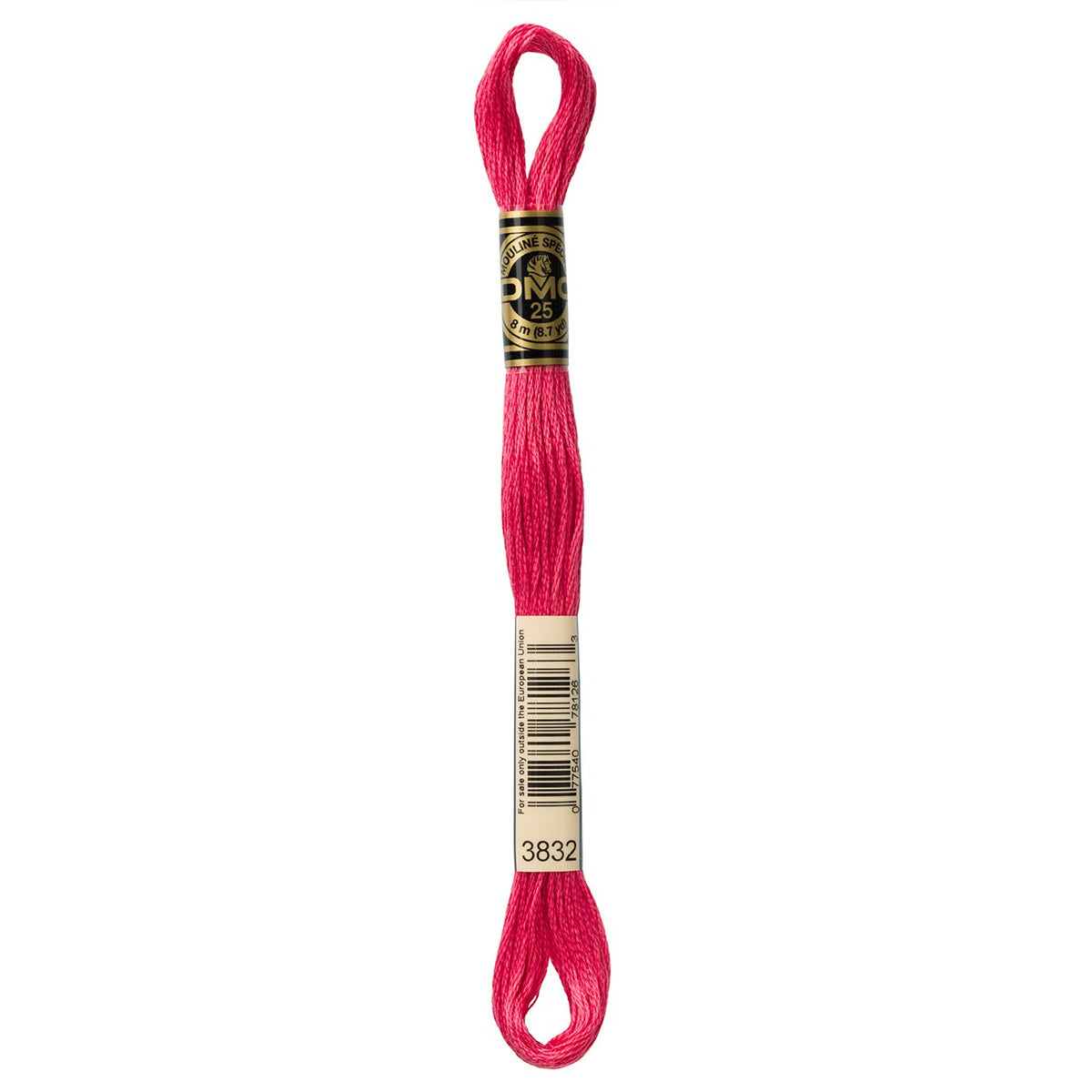 DMC embroidery floss – MED RASP (3832)