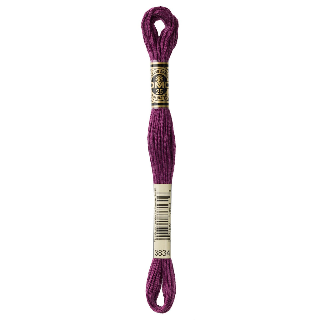 DMC embroidery floss – DARK GRAPE (3834)