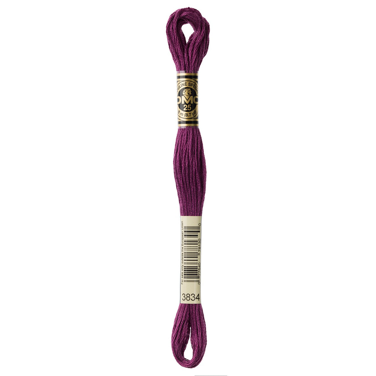 DMC embroidery floss – DARK GRAPE (3834)