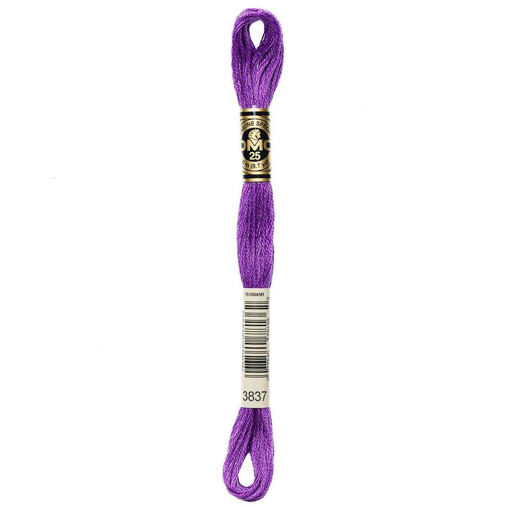 DMC embroidery floss – ULTRA DARK LAV (3837)