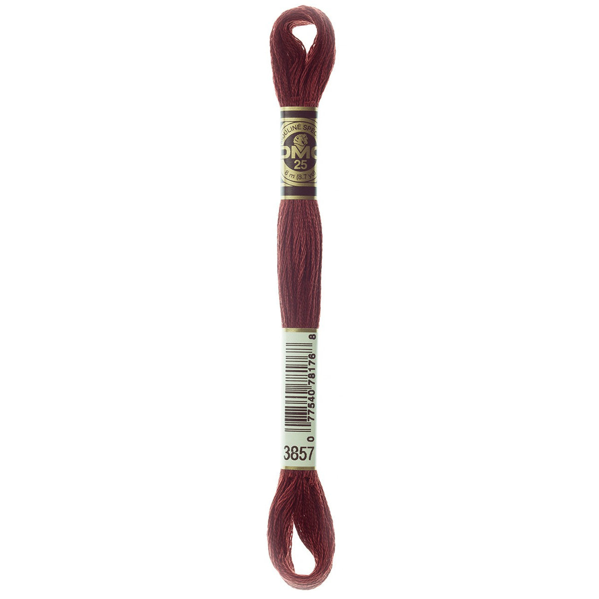 DMC embroidery floss – DARK RSEWOOD (3857)