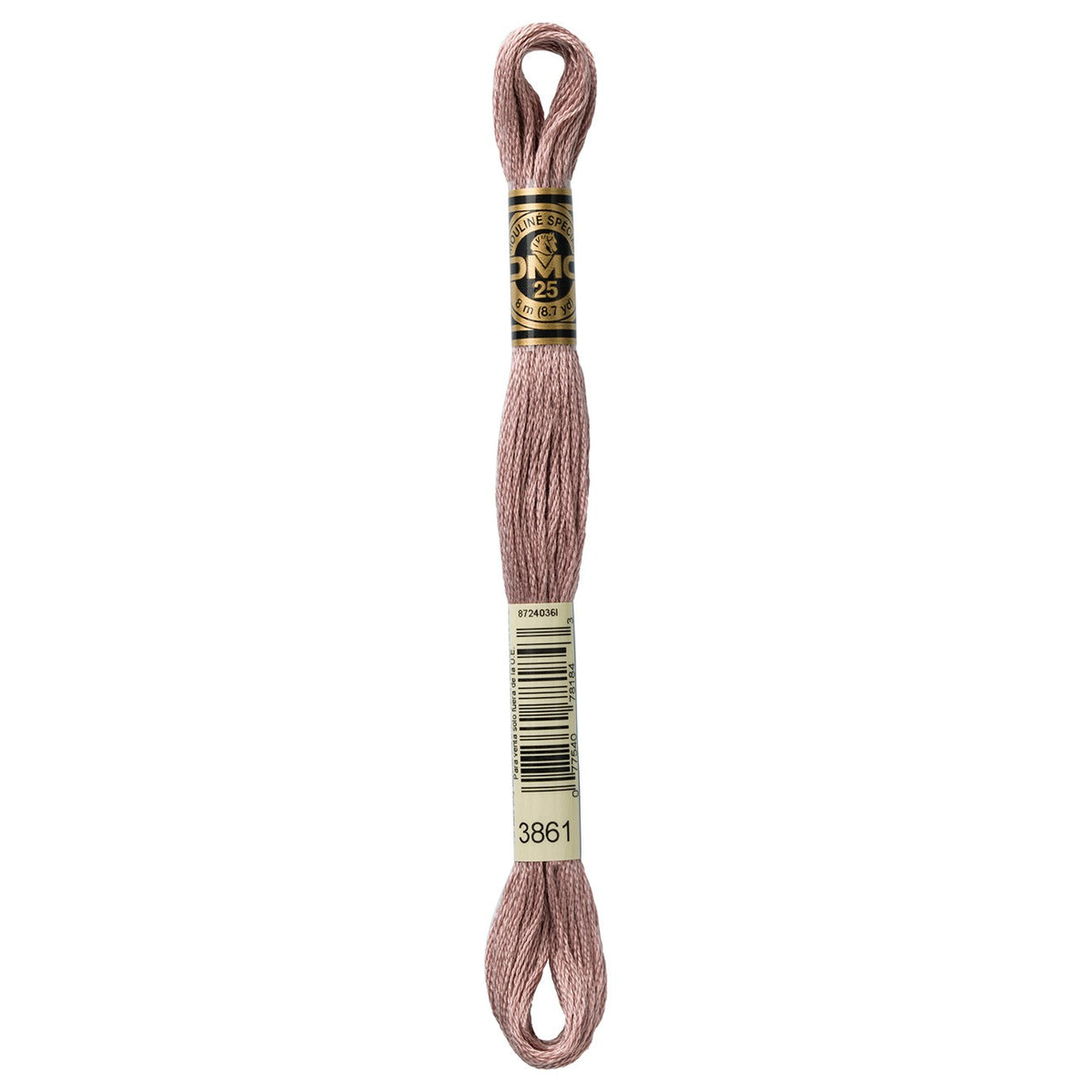 DMC embroidery floss – LIGHT COCOA (3861)