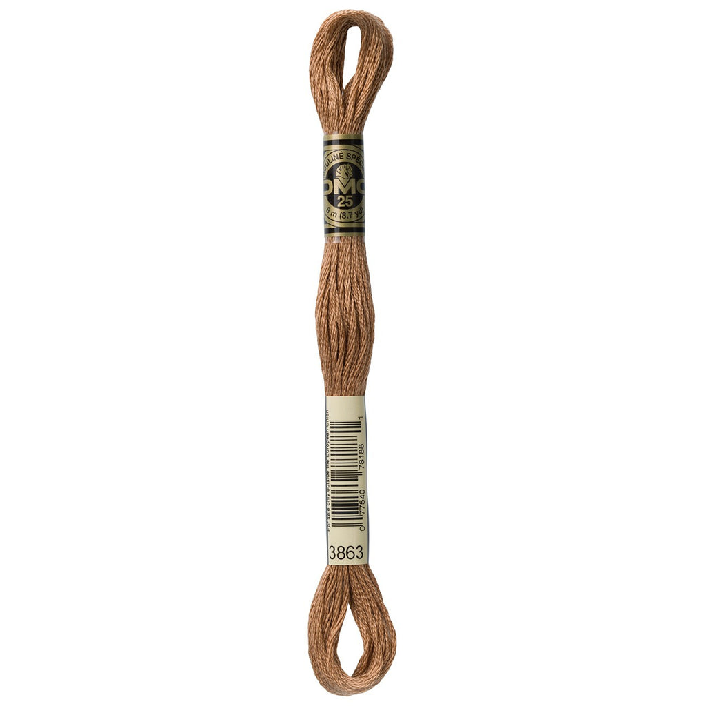 DMC embroidery floss – MED MOCHA BGE (3863)